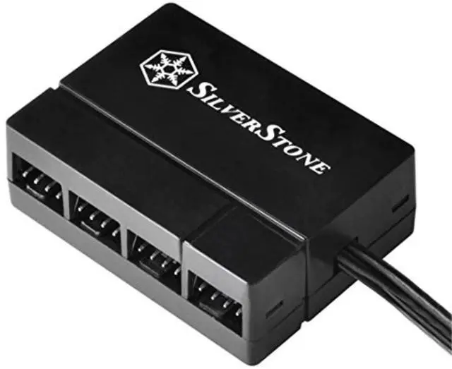 Main image of SilverStone PWM Fan Hub System Cables, Black (CPF04)