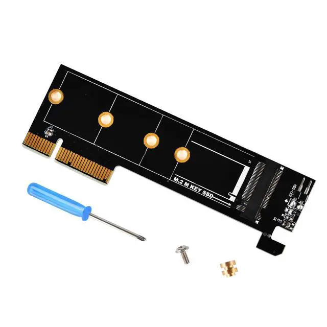 Alt view image 2 of 7 - Silverstone ECM25 M.2 NVMe SSD to PCIe x4 1U Adapter Card (SST-ECM25-V2)