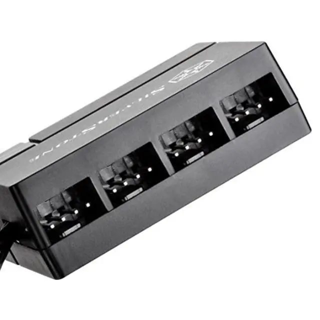 Alt view image 2 of 5 - SilverStone PWM Fan Hub System Cables, Black (CPF04)