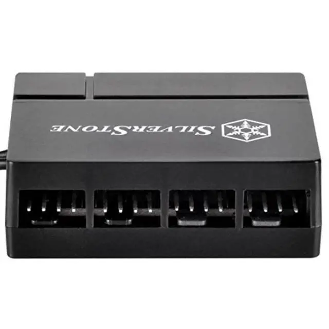 Alt view image 4 of 5 - SilverStone PWM Fan Hub System Cables, Black (CPF04)