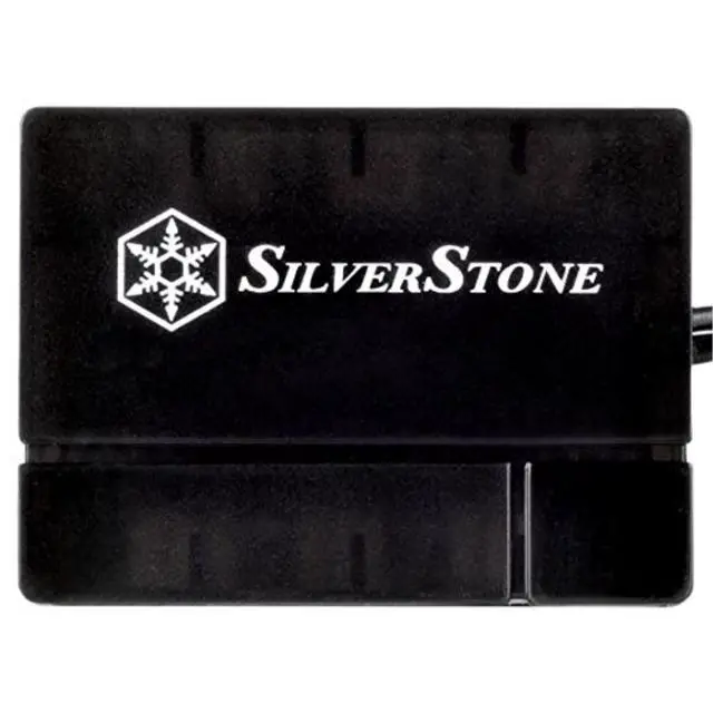 Alt view image 5 of 5 - SilverStone PWM Fan Hub System Cables, Black (CPF04)