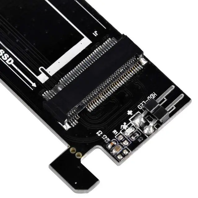 Alt view image 6 of 7 - Silverstone ECM25 M.2 NVMe SSD to PCIe x4 1U Adapter Card (SST-ECM25-V2)