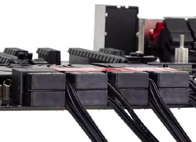 Alt view image 5 of 5 - Silverstone Technology CP11B-300 300mm (11.8 in.) Ultra Thin 6Gb/s Lateral 90-Degree SATA Cable with Custom Low-Profile Connectors, SST-CP11B-300