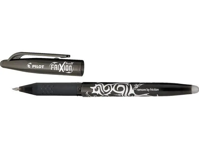 Alt view image 3 of 4 - Pilot, FriXion Ball Erasable & Refillable Gel Ink Pens, Fine Point 0.7 mm, Pack of 3, Black