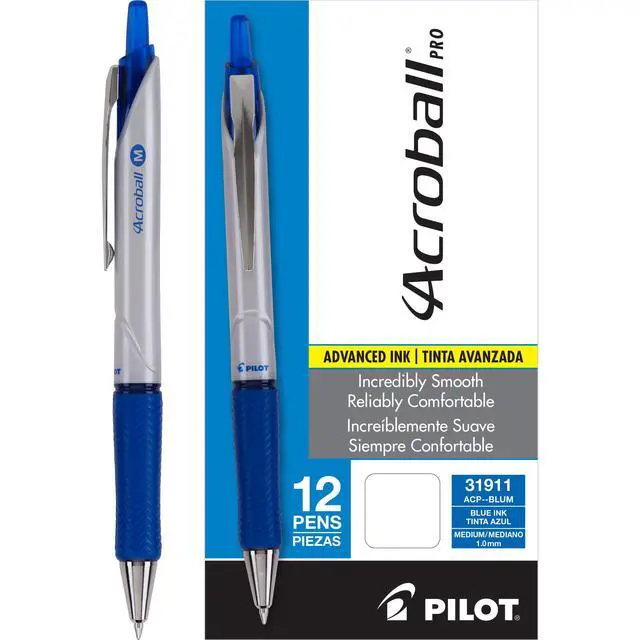 Alt view image 6 of 10 - Pilot Acroball Pro Hybrid Ink Ballpoint Pens
