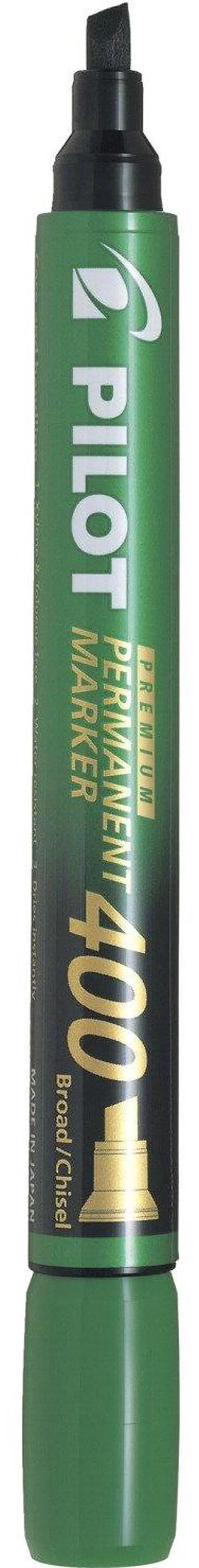 Alt view image 2 of 4 - Pilot Premium 400 Permanent Marker, Broad Chisel Tip, Assorted Colors, Pack of 4