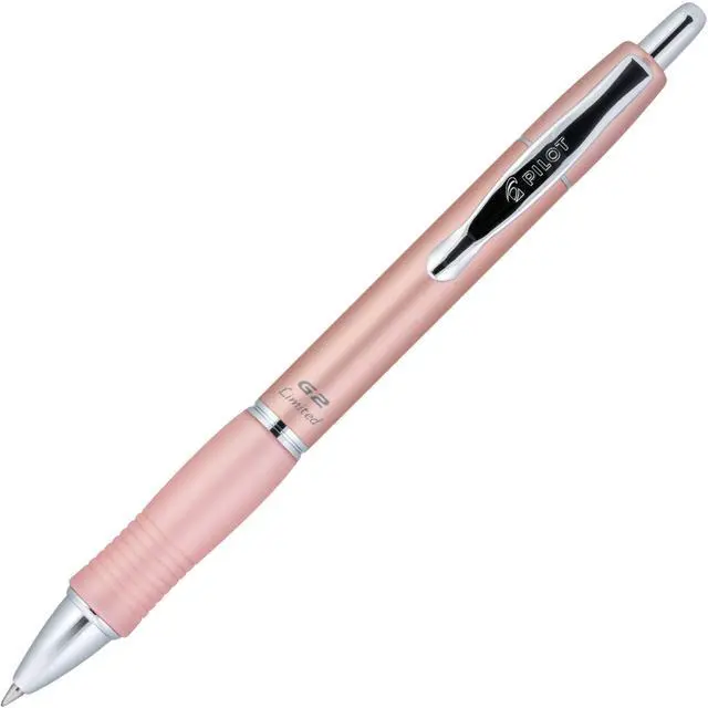 Alt view image 4 of 7 - Pilot G2 Limited Premium Metal Gel Pen, Fine Point, 0.7 mm, Assorted Barrel Color, Black Ink