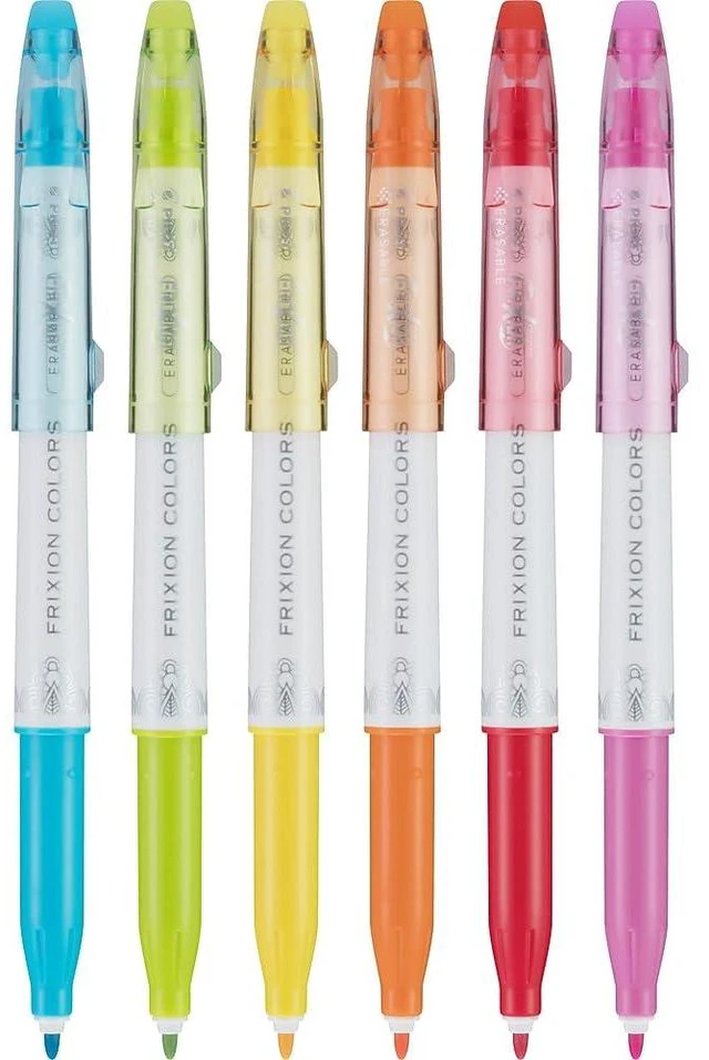 Main image of Pilot FriXion Colors Bold Point Erasable Marker Pen 6/Pkg - Assorted Colors