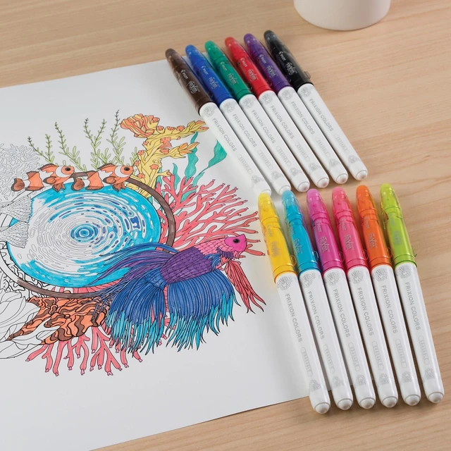 Alt view image 4 of 4 - Pilot FriXion Colors Bold Point Erasable Marker Pen 6/Pkg - Assorted Colors