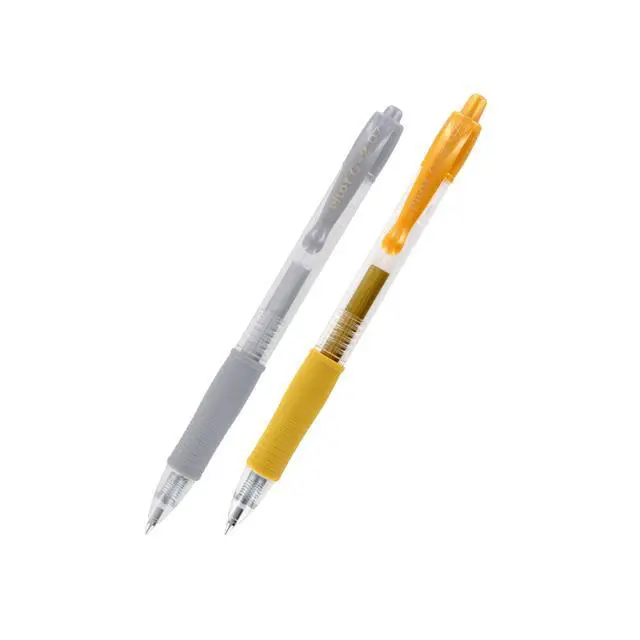 Alt view image 3 of 5 - Pilot, G2 Metallics Gel Roller Pens, Fine Point 0.7 mm, Gold & Silver, Pack of 2