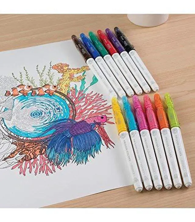 Alt view image 2 of 3 - PILOT FriXion Colors Erasable Marker Pens, Assorted Color, 1 Count (Pack of 6)