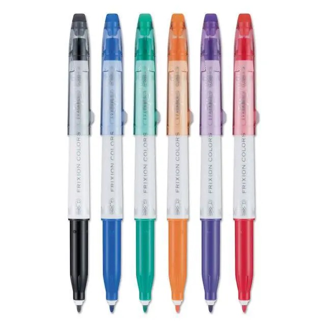 Alt view image 3 of 3 - PILOT FriXion Colors Erasable Marker Pens, Assorted Color, 1 Count (Pack of 6)