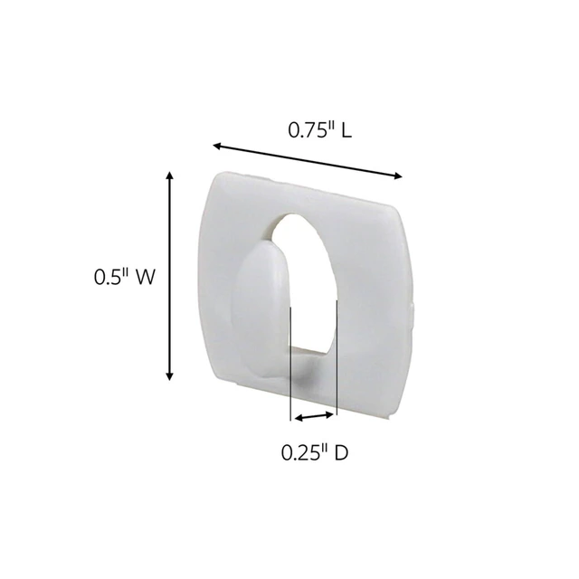 Alt view image 2 of 7 - Command Decorating Clips Value Pack, 40 Clips, 48 Strips | Decorative Clips For String Lights, Holiday Lights, And Decorations, No Tools Needed, Good For Dorms, Apartment, Home