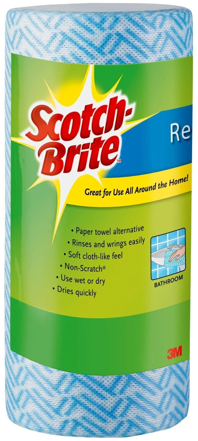 Main image of Scotch-Brite Multipurpose Reusable Wipes, Pack Of 40 Wipes