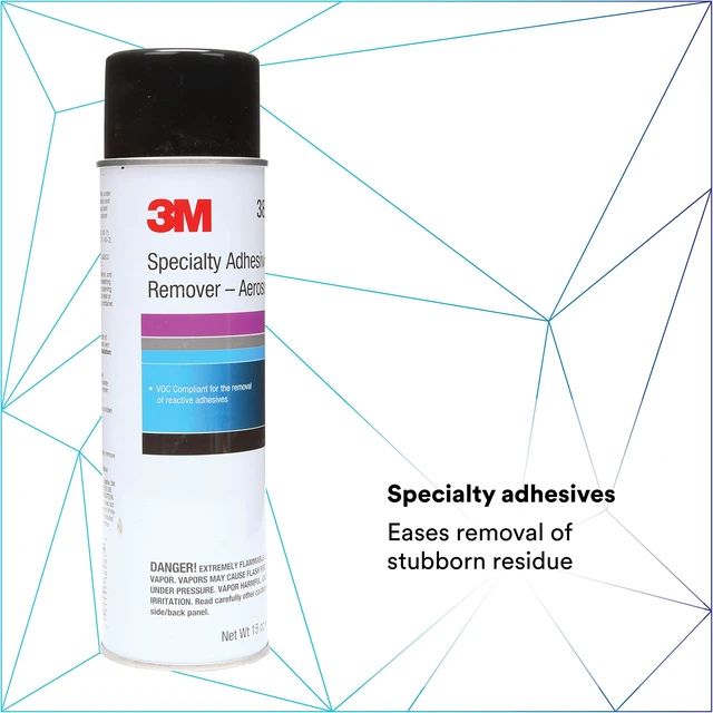 Alt view image 5 of 6 - 3M Specialty Adhesive Remover, 38987, Solvent-Based, 15 fl oz | Removes Reactive Adhesives
