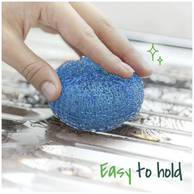 Alt view image 4 of 7 - Scotch-Brite Non-Scratch Plastic Scrubbing Pads, Cleans Dishes Without Scratching, 3 Scrubbing Pads