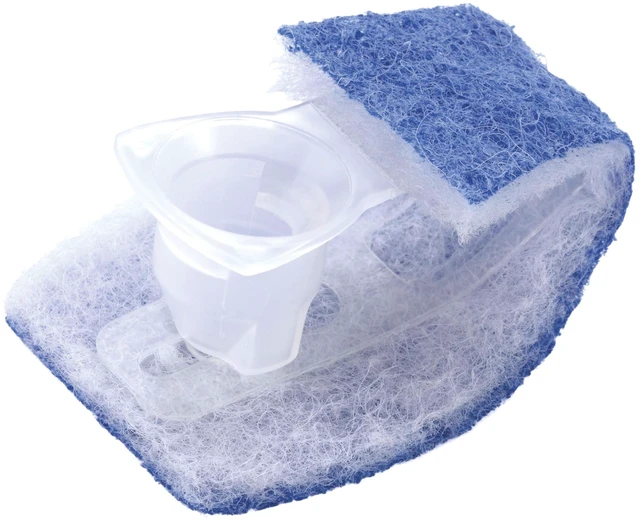 Alt view image 4 of 7 - Scotch-Brite Disposable Toilet Scrubber Refills, Removes Rust & Hard Water Stains, 10 Disposable Refills Blue