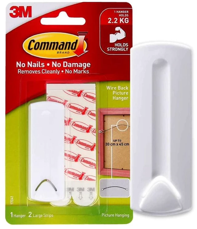 Main image of Command Wire-Back Frame Hanger, 5 lb Capacity, Decorate Damage-Free, Indoor Use (17041-ES)