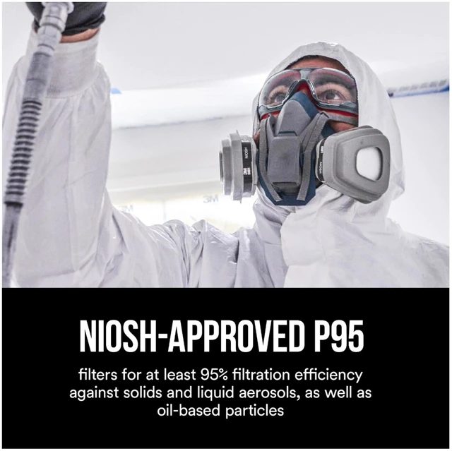 Alt view image 3 of 7 - 3M Particulate Filter 5P71, P95, 5-Pairs of Filters