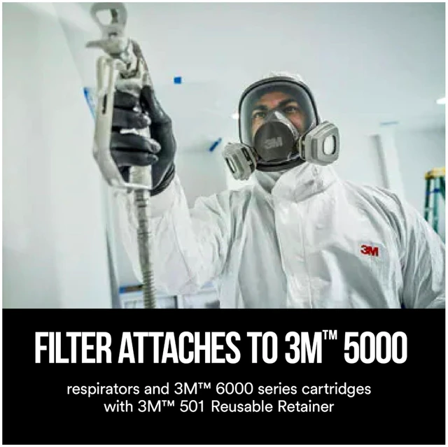 Alt view image 4 of 7 - 3M Particulate Filter 5P71, P95, 5-Pairs of Filters