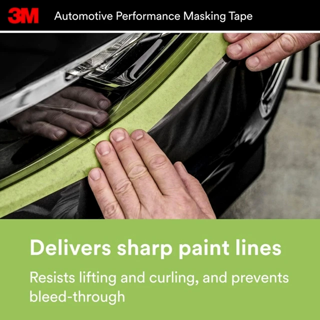 Alt view image 6 of 7 - 3M Automotive Performance Masking Tape, 03435, 48 mm x 32 m, 1 Roll