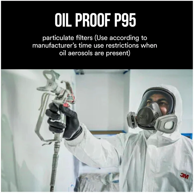 Alt view image 5 of 7 - 3M Particulate Filter 5P71, P95, 5-Pairs of Filters
