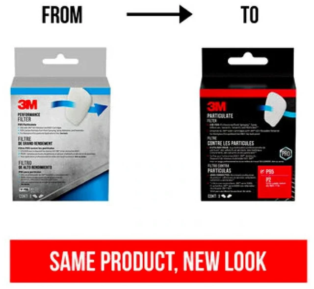 Alt view image 7 of 7 - 3M Particulate Filter 5P71, P95, 5-Pairs of Filters