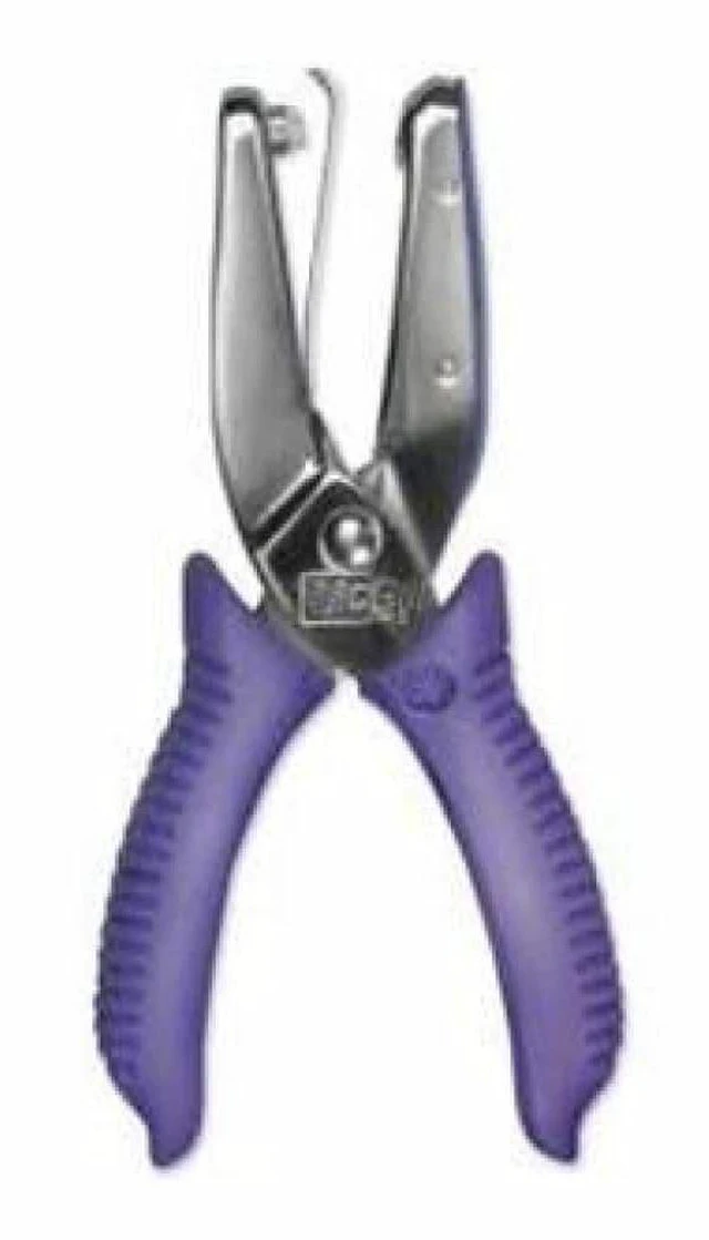 Main image of McGill 2" Reach Punchline Hole Punch, 1/8 Inch Round, Chrome/Purple (MCG52400C)