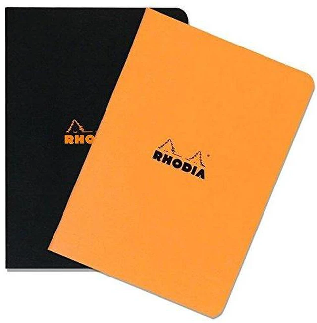 Alt view image 4 of 4 - Rhodia Classic Dot Grid 6 X 8 1/4 A5 Black Cover Notebook
