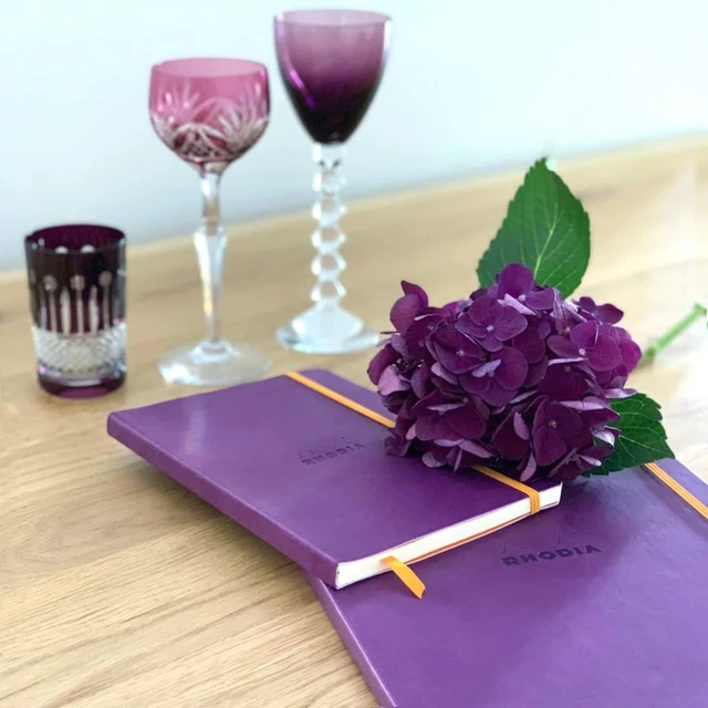 Alt view image 2 of 2 - Rhodia Dot 5.8 x 8.3 inch Purple Notebook (RD-1174/60)