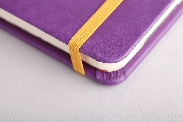 Alt view image 4 of 6 - Rhodia Rhodiarama Webnotebook - Lined 96 Sheets - 5 1/2 x 8 1/4 - Purple Cover