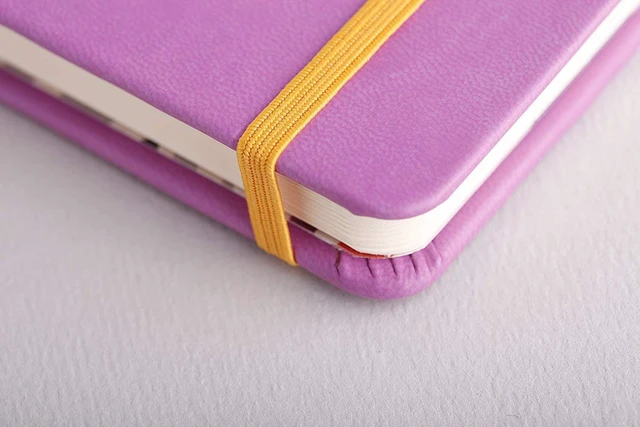 Alt view image 2 of 4 - Rhodia Rhodiarama Webnotebook - Lined 96 sheets - 5 1/2 x 8 1/4 - Lilac Cover (118751C)