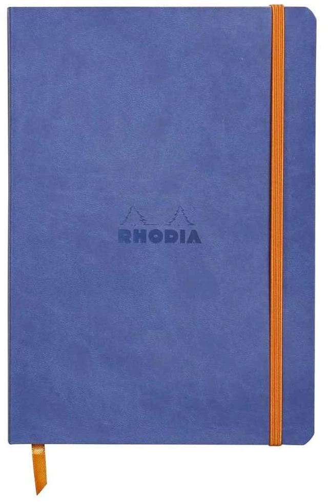 Main image of Rhodia Rhodiarama SoftCover Notebook - 80 Dots Sheets - 6 x 8 1/4 - Sapphire Cover