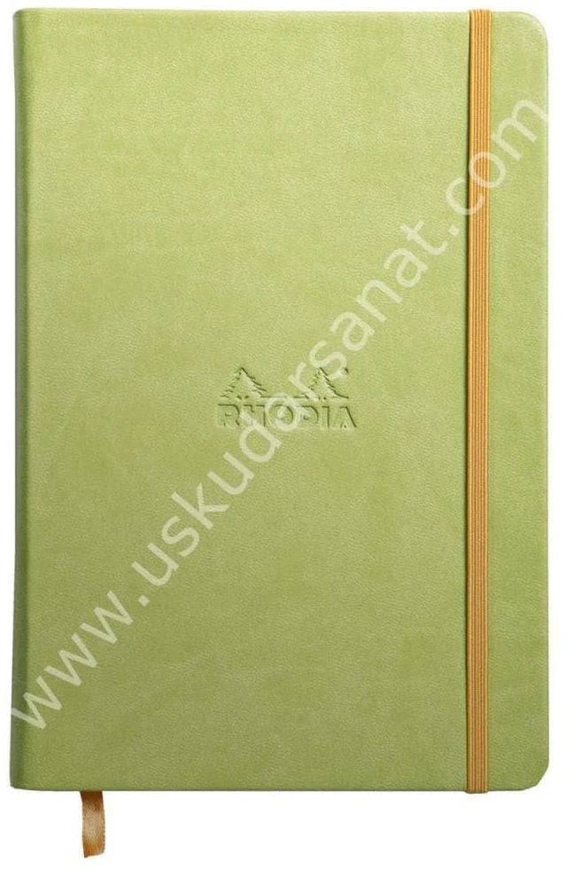 Main image of Rhodia Rhodiarama A5 Webnotebook, 5.5 in x 8.25, Lined - Anise (118746)