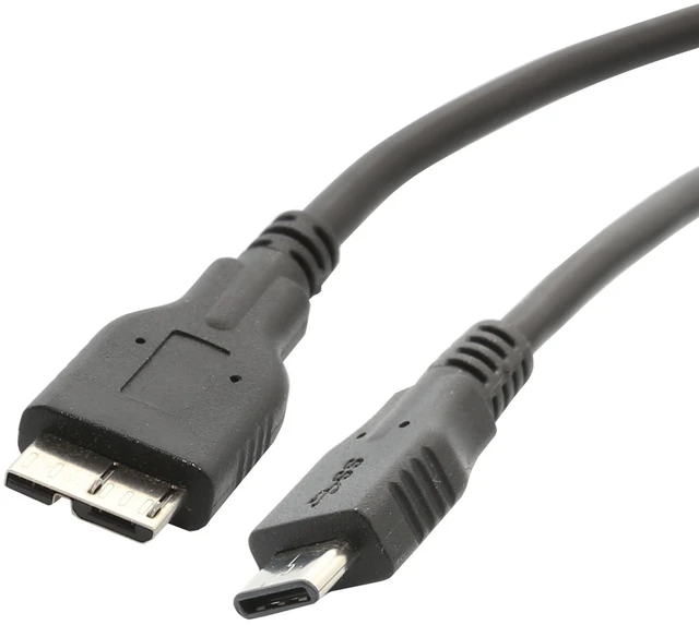 Alt view image 4 of 7 - IO Crest SY-CAB20169 3' USB 3.1 Type C to MicroUSB 3.0, Black