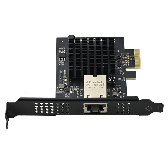 Alt view image 4 of 6 - Single Port 10 Gigabit Ethernet PCI-e x1 Network Card