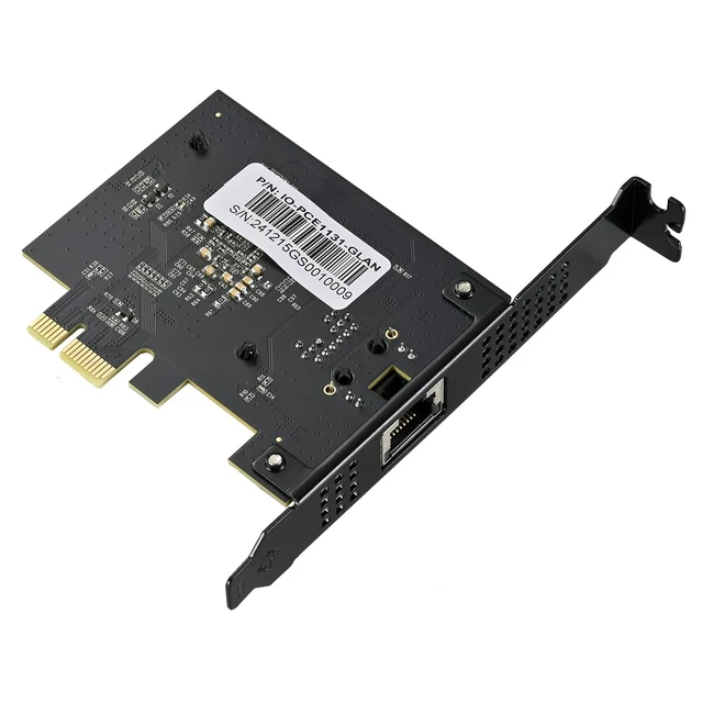 Alt view image 5 of 6 - Single Port 10 Gigabit Ethernet PCI-e x1 Network Card