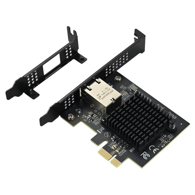 Alt view image 6 of 6 - Single Port 10 Gigabit Ethernet PCI-e x1 Network Card