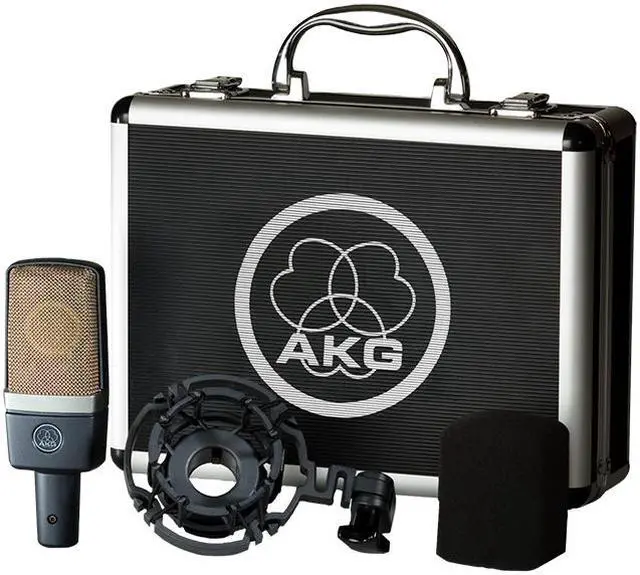 Alt view image 2 of 20 - AKG C214 1-Inch Large-Diaphragm Studio Condenser Microphone Mic C-214 NEW