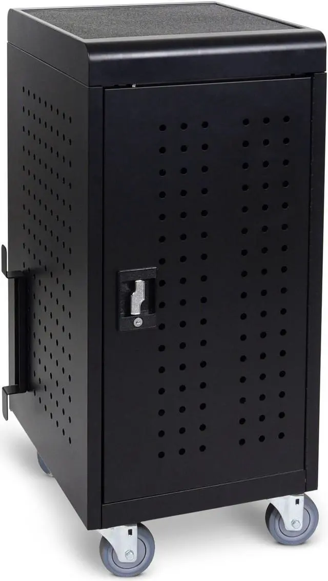 Alt view image 2 of 9 - Luxor LLTM24-B  24 Tablet/Chromebook Charging Cart