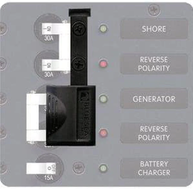 Alt view image 4 of 9 - Blue Sea AC A-Series Circuit Breaker Lockout Slide - 4125