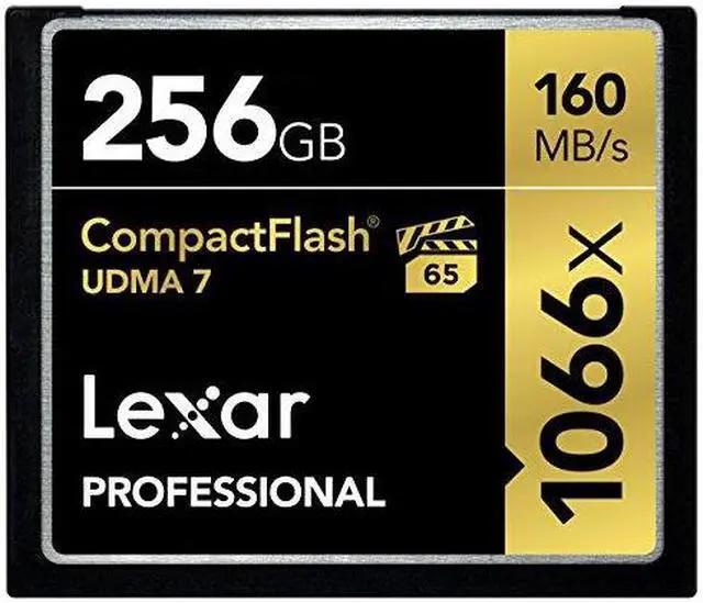 Alt view image 2 of 17 - Lexar Professional 256 GB CompactFlash (CF) Card