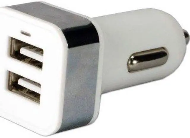 Main image of QVS USBCC-2PS QVS USB Car Charger 2-Port 3.1Amp for Smartphones and Tablets - 12 V DC Input Voltage - 5 V DC Output Voltage - 3.10 A Output Current