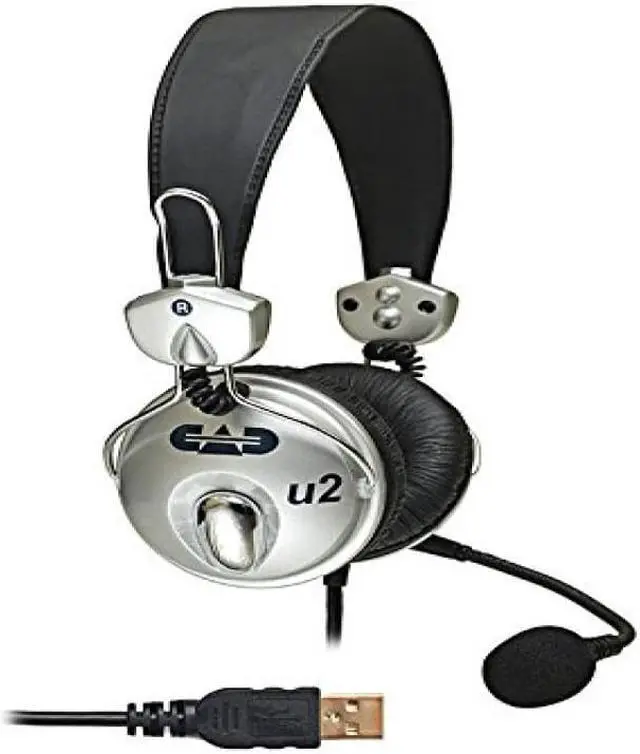 Alt view image 3 of 9 - CAD USB Stereo Headphones with Cardioid Condenser Microphone