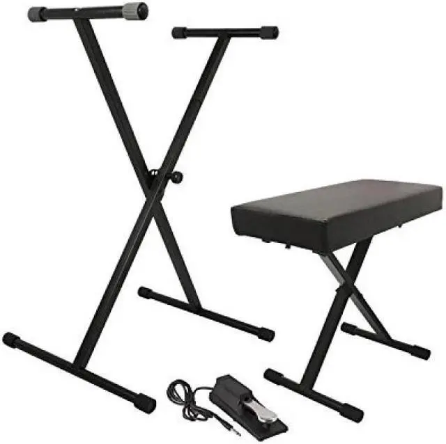 Main image of Keyboard Stand/Bench Pak with KSP100 Sustain Pedal