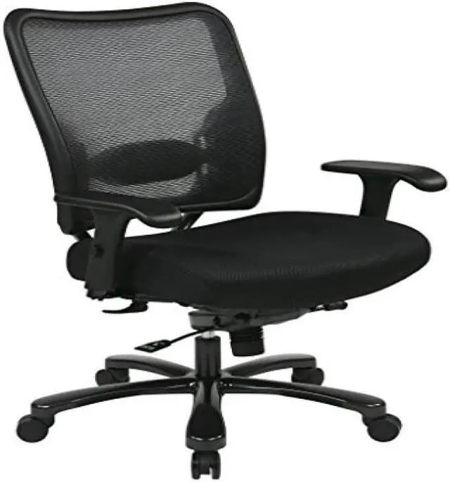 Alt view image 3 of 9 - 75-37A773Double Air Grid Back  Mesh Seat Ergonomic Chair