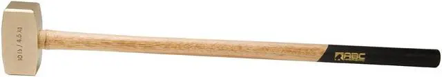 Alt view image 2 of 5 - ABC Hammers ABC10BW 10 Lb. Brass Hammer With 36 In. Wood Handle