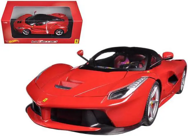 Main image of Ferrari Laferrari F70 Hybrid Red 1:18 Diecast Car Model by Hotwheels