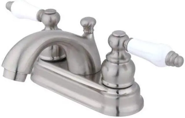 Alt view image 2 of 4 - Kingston Brass KB2608PL Two Handle 4 in. Centerset Lavatory Faucet with Retail Pop-up