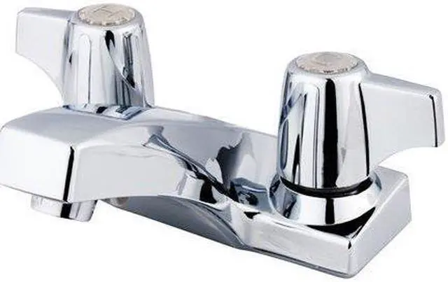 Main image of Kingston Brass KB100B Two Handle 4 in. Centerset Lavatory Faucet with Brass Pop-up